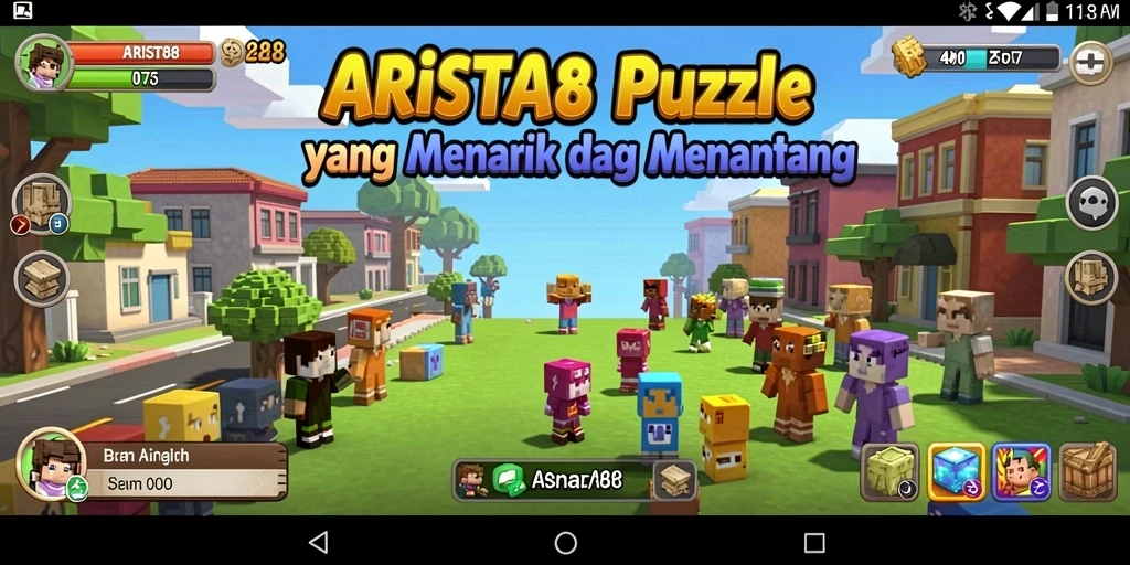 Gameplay ARISTA88 dengan teka-teki yang menantang dan menarik.