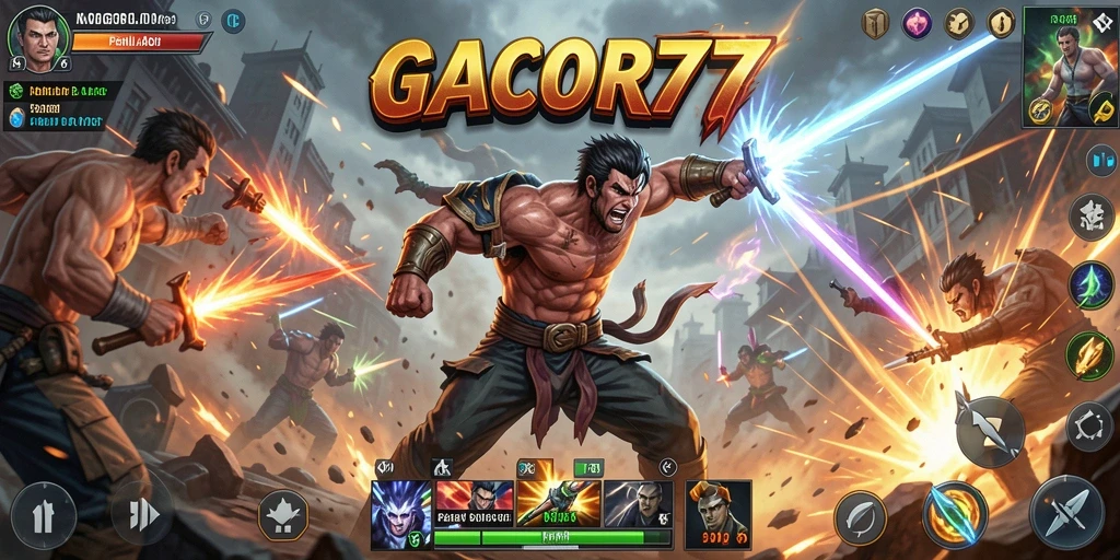 GACOR77 menampilkan aksi pertarungan yang intens dan penuh strategi.
