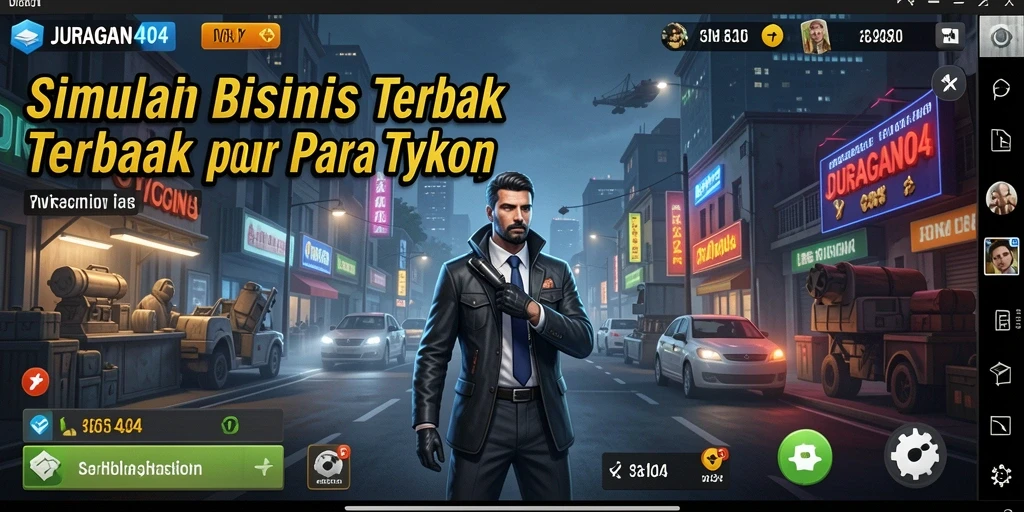 Tampilan gameplay JURAGAN404 yang menarik dan interaktif.