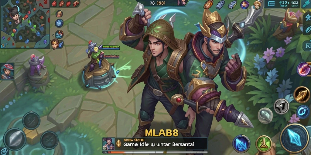 Tangkapan layar gameplay MLBB8 menunjukkan aksi Idle yang mengasyikkan.