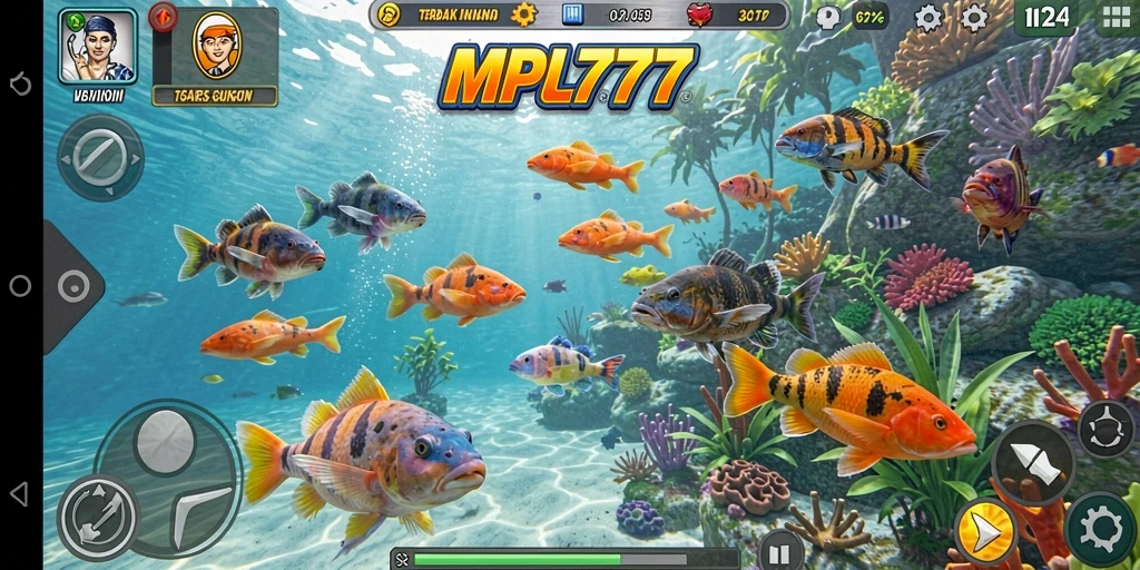 Screenshot gameplay seru dari MPL777 Tembak Ikan.