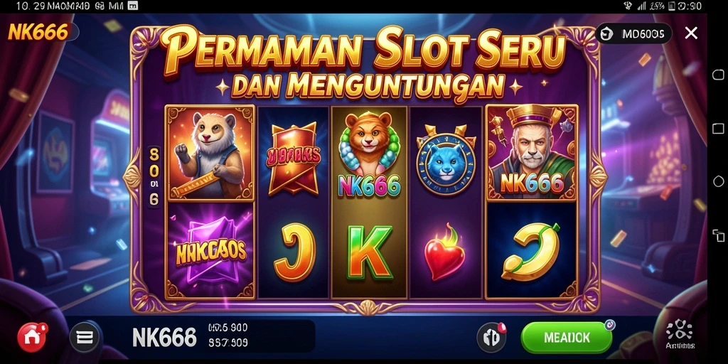 Screenshot gameplay NK666 yang seru dan mendebarkan.