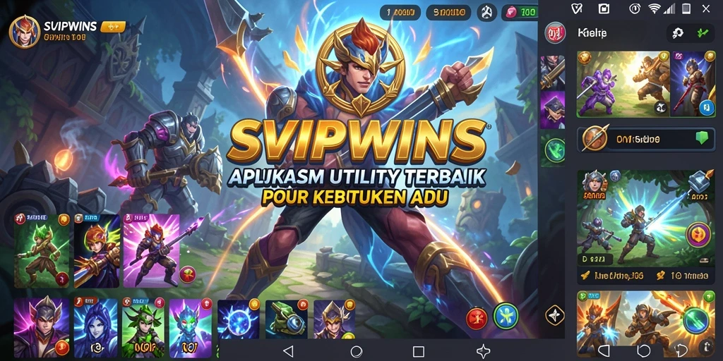 Tampilan aplikasi SVIPWINS yang menarik dan mudah digunakan.