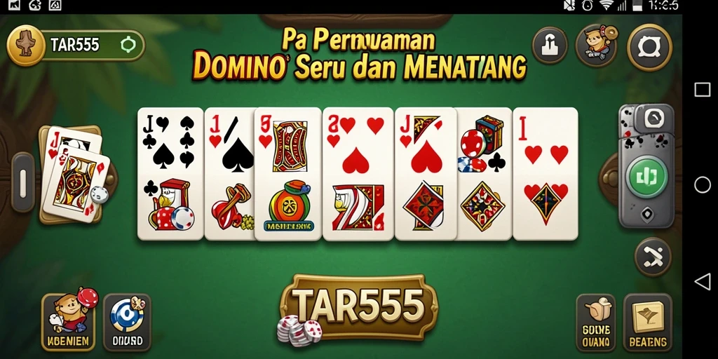 Tangkapan layar gameplay menarik dari TAR555 yang menunjukkan aksi Domino.