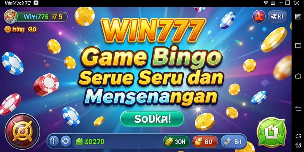 Tampilan game Bingo seru dengan angka yang menunggu untuk ditarik.